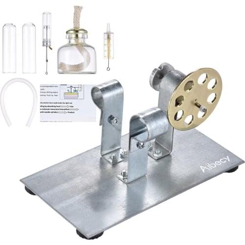 Children Experiment Educational Toys Mini Hot Air Stirling Engine Motor Model Stream Power Physics Tous for Kids