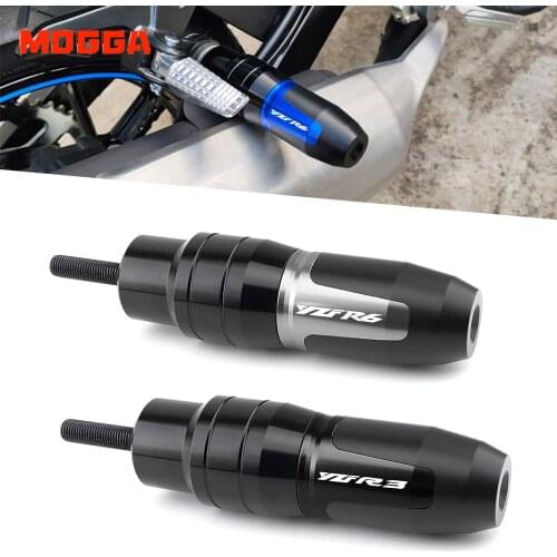 For YAMAHA YZF-R6 YZFR6 YZFR3 YZF R6 R3 YZF-R3 Motorbike Frame Exhaust Slider Crash Protector Pad Falling Protection Accessories