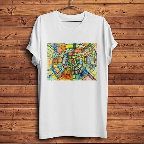 Abstract art Tesla turbine Free Rotor Energy funny tshirt men new white casual short sleeve Tee homme unisex streetwear t shirt