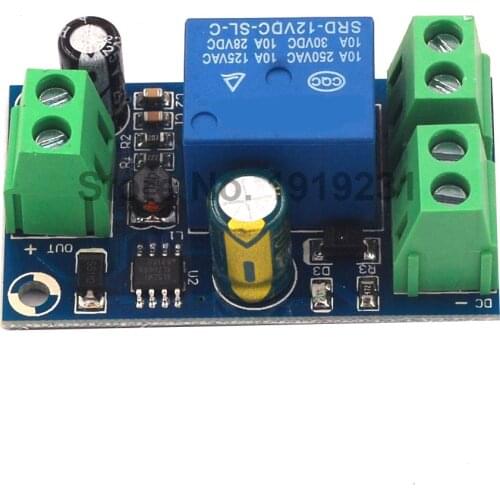 Power Supply 12V to 48V Board Relay Module Power-OFF Protection Module Automatic Switching Module UPS Emergency Cut-off Battery