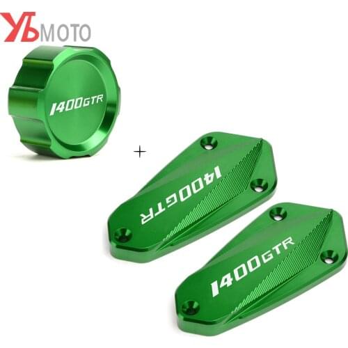 For KAWASAKI GTR1400 GTR 1400 2012-2019 2019 2020 Motorcycle Front Rear brake Fluid Cylinder Master Reservoir Cover Cap