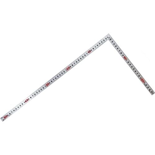 Penguin SHINWA Carpenters Square Flat/Wide Hard Chrome Finish 50 CM for Inking Marking Measuring Right Angles/Length