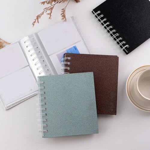 Mini 3inch Photo Album 100 Pockets Polaroid Album Kpop Card Binder Photocard Holder Loose-leaf Picture Collect Book Scrapbooking
