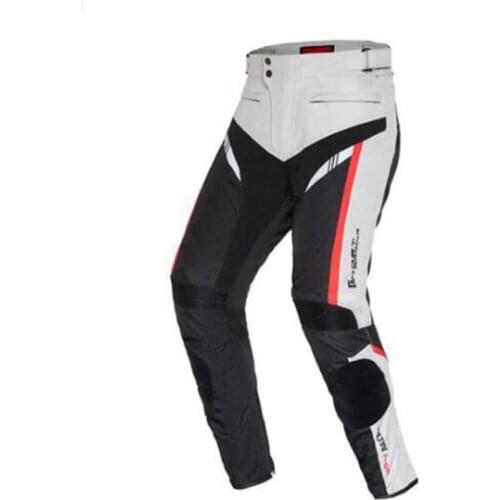Motorcycle Pants Men Winter Cold Proof Moto Pants Motorbike Protective Trousers Knee Protective And Cotton Lining