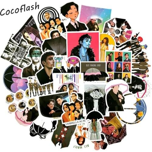 50pcs/pack American TV Show The Umbrella Academy Waterproof Stickers For Refrigerator Motorcycle Skateboards Computer Notebook