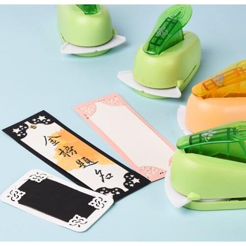 New DIY Hollow Right Angle Embossing Machine Memorial Book Greeting Card Making Tool Corner Cutter Card Paper