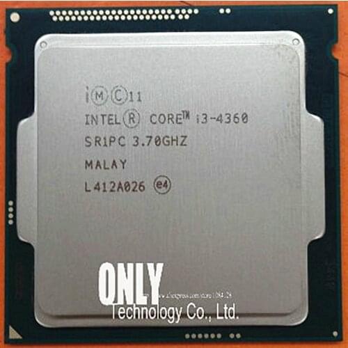 Intel Original I3-4360 I3 4360 CPU Processor 3.7GHz 3.7G Dual Core LGA 1150 22nm scrattered pieces