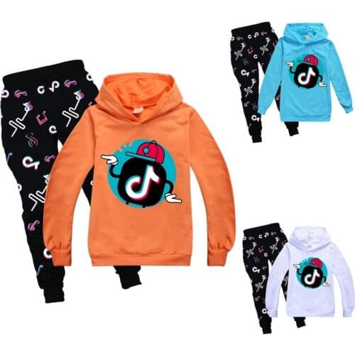 Autumn Spring Toddler Boy Costume Outfit Kids Tracksuit Casual Clothing Sets Children Letter Printing Hooded Top Pants 2Pcs/Set