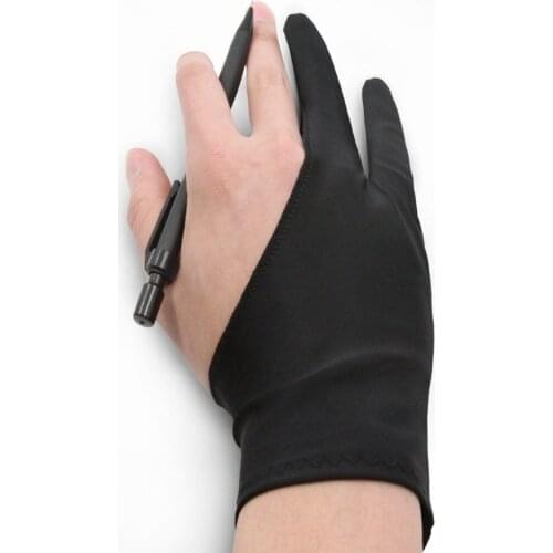 2 Pcs Gloves Digital Artist Drawing Glove for Graphics Tablet
