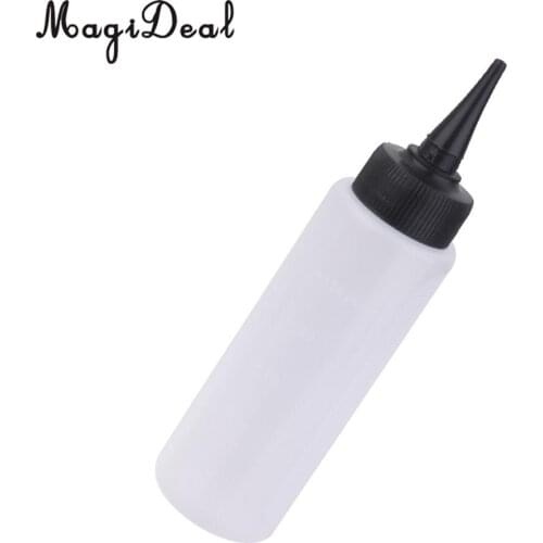 Plastic 150ml Salon Hair Color Hairdressing Squeeze Applicator Measuring Bottle Scale Hairdressing Tool High Quality Plastic