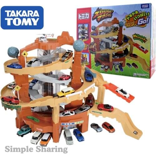 Takara Tomy Tomica World Adventure Thrilling Mountain Set NO CAR Included Educational Baby Toys