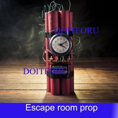 Room escape prop countdown timer enter the password before the countingdown to unlock and away from chamber room