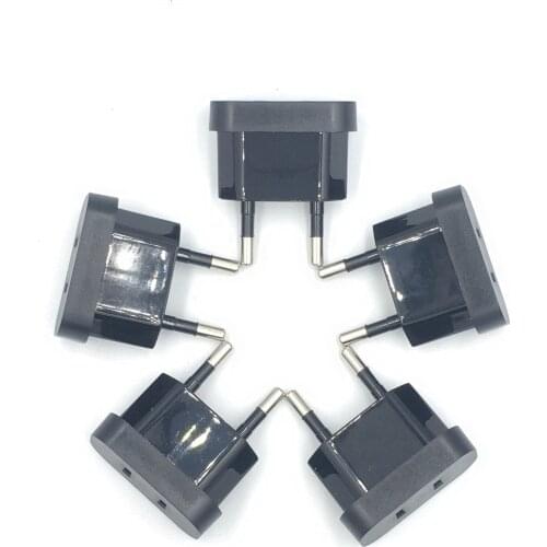 EU Plug US to EU Plug Adapter Electrical Converter Sockets US China Travel Adapter EU AC Charger Outlet Wall Socket
