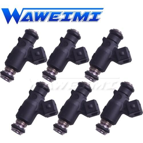 WAWEIMI 6PCS OE 25360407A Fuel Injector Nozzle For Geely MK1 MK2 MK-Cross Good Quality Car Accessories