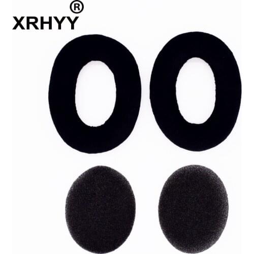 XRHYY Replacement Velvet Ear Pad Earpads Cushion Foam For Sennheiser HD569 HD559 HD598 HD599 HD558 PC360 Headphones