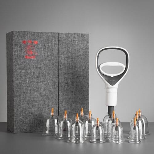 10/12 Cans HuaTuo ventosa Chinese Aspirating Cupping Vacuum Body Massage Set Health Care Therapy Relaxation Massage Cupping set
