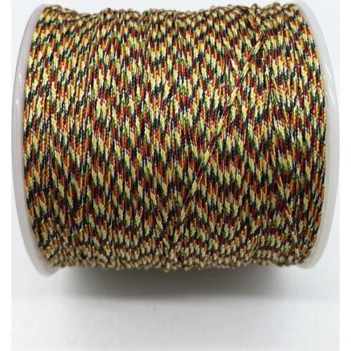 10meters 0.8mm Multicolor Nylon CordHand-woven bracelet necklace pendant rope Beading Thread for DIY Bracelets Jewelry Making#05
