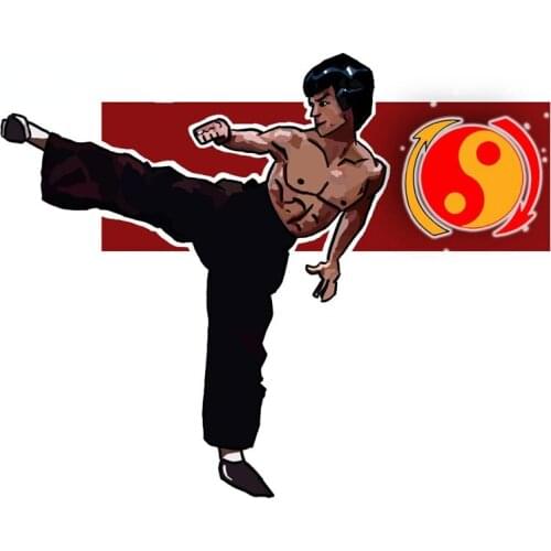 13cm x 10.5cm for Yin and Yang Car Stickers and Decals Graffiti Car Accessoires Waterproof Windows Decor