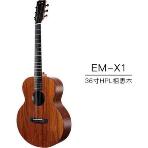 Enya EM41/EA-X1 36/41 inch Acoustic Guitar KOA-Patterned HPL Wood Full Board With Bag Tuner Capo Express Delivery Free Shipping