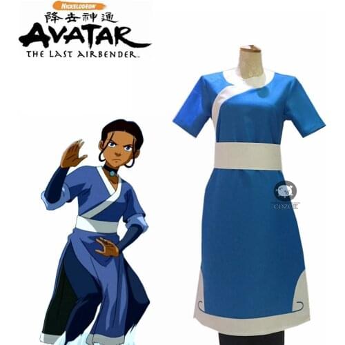 Anime Avatar The Last Airbender Prince Korra Water Tribe Outfit Cosplay Costume Halloween Outfit Custom Cosplay outfit