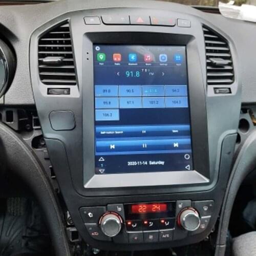 For Opel Insignia Car GPS Navigation Auto 4G Android 10 Car Radio Automotivo Vertical Screen 2009-2012 Multimedia Player Stereo