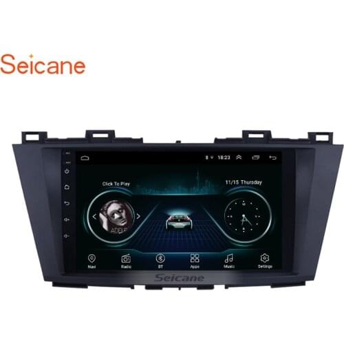 Seicane Car Radio GPS Multimedia Player For Mazda 5 2009 2010 2011 2012 Android 8.1 9 Inch 2Din Head Unit Support WIFI Bluetooth