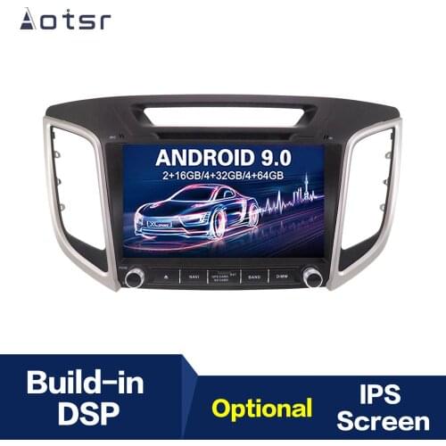 8" Android 9.0 IPS GPS Navigation Car Radio Player For HYUNDAI IX25 CRETA 2014-2018 Multimedia Player Tape Recorder Head Unit