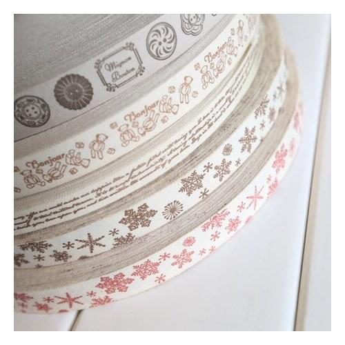 Free Shipping! 5 designs black white newspaper stamp effiel tower London ZAKKA 100% Cotton Printed Ribbons, Cotton sewing label