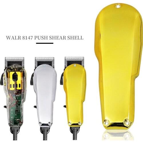 Clear DIY Housing Transparent Hair Clippers Front Cover for 8147-035 808 Hair Clipper Case Shell Replaceable Cover Case