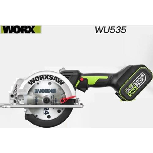 WORX 20V Cordless Circular Saw WU533 120mm Cutting Depth 45mm WU535 140mm Depth 50mm Brushless Motor Variable Degree 45 /90