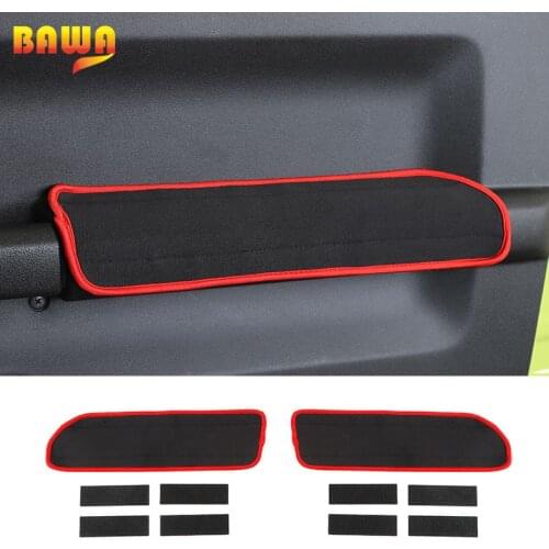 BAWA Interior Parts Car Door Armrest Handle Pad Protection Cover For Suzuki Jimny 2019 2020 2021 Car Accessories