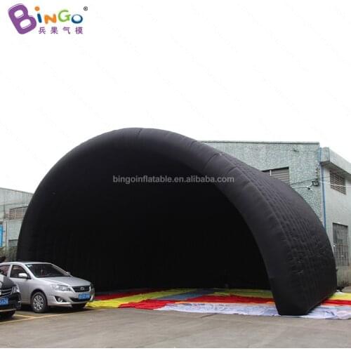 Free Shipping 10x8x6 Meters Giant Customized Black Inflatable Stage Cover / Inflatable Stage Canopy Tent Toy For Sale