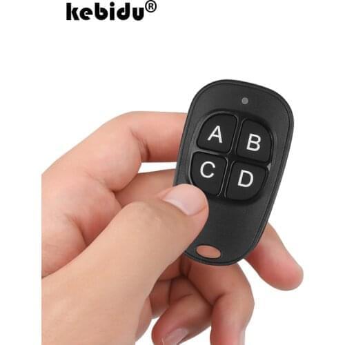 Kebidu 433MHZ universal remote control 4 button copy type remote control for garage door opener remote control