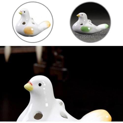 Ceramic Delicate Alto Ocarina Tenor Ocarina Good Craftsmanship Musical Ocarina Universal for Kids