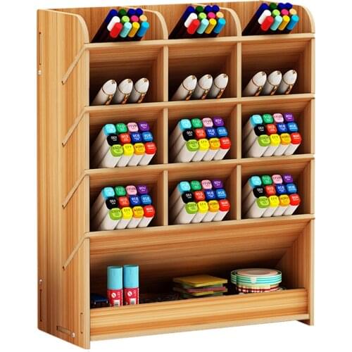 Pen creative cute learning blogger multifunctional storage box office desktop personality ornaments pen holder organizer