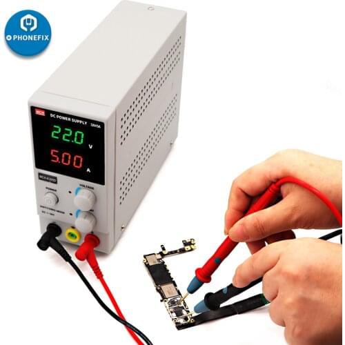 MCH-K305D K303D Mini Digit Laboratory Switching Regulated Adjustable DC Power Supply Single Channel 30V With Probe EU/AU/US Plug