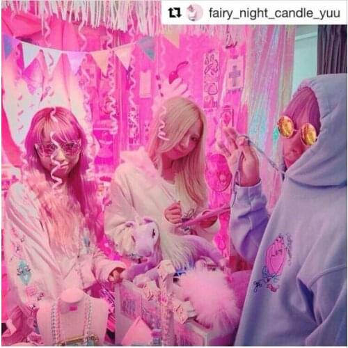 Praying Hand Japanese Harajuku Cute Womens Casual Winter Long Sleeve Hoodie Hooded Sweatshirt & Zipper Jacket 2 Styles 3 Colors