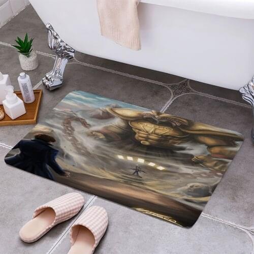Exodia Yu Gi Oh Cheaper Anti-slip Modern Area Rugs Living Room Balcony Bathroom Printed Carpet Doormat Hallway Bath Mat