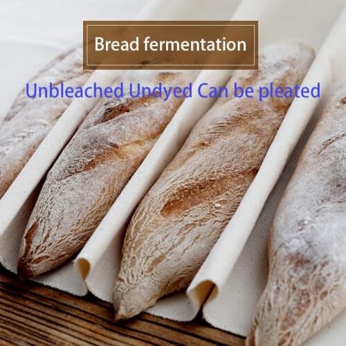 Thick Fermented Linen Cloth Proofing Dough Bakers Pans Bread Cloth Mat Pastry Bakers Proofing Cloth Baguette Fermentation Mat