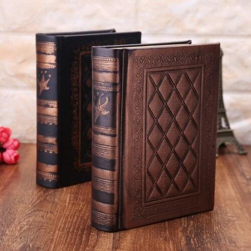 Retro Vintage Journal Diary Notebook Leather Blank Hard Cover Sketchbook Paper Stationery Travel Gift