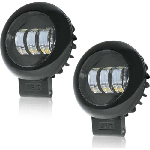 Led Lamp of Direct Selling Vehicle Modified Manufacturer Round Top Working Spotlight of 30W Horseman Motorcycle Off-road