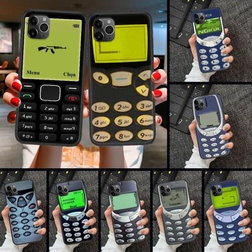 Funny Nokia Phone Case Cover Hull For iphone 5 5s se 2 6 6s 7 8 12 mini plus X XS XR 11 PRO MAX black silicone back soft cover