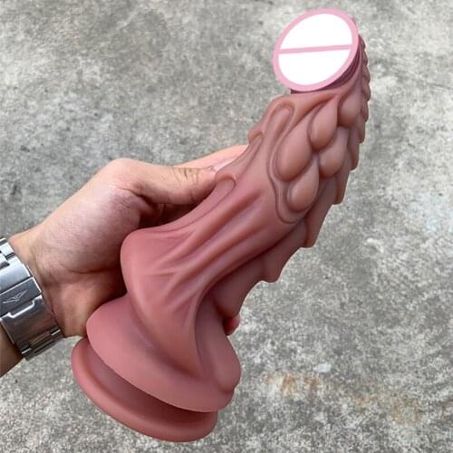 Huge Realistic Dildo Skin feeling Silicone Penis Big Fake Dick for Women Masturbation Lesbain Sex Toy For Women Men Gay Sex Shop