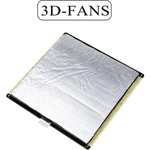 1pcs 3D Printer Heater Bed Sticker With 3M Tape Black 214mm*214mm Hot Bed Sticker Build Plate Tape free shipping