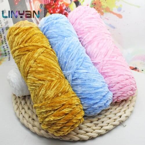 4 balls *100g Pleuche Soft protein Cashmere silk pleuche baby Velvet Yarn crochet knitting Yarn cotton baby wool DIY sweater zl4