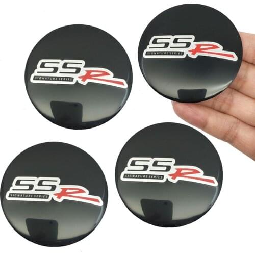 4PCS/lot 56.5MM Car Wheel Center Cap Emblem Sticker For SSR EXECUtOR SSR LOGO Hub Cap Sticker Car Decoration Sticker
