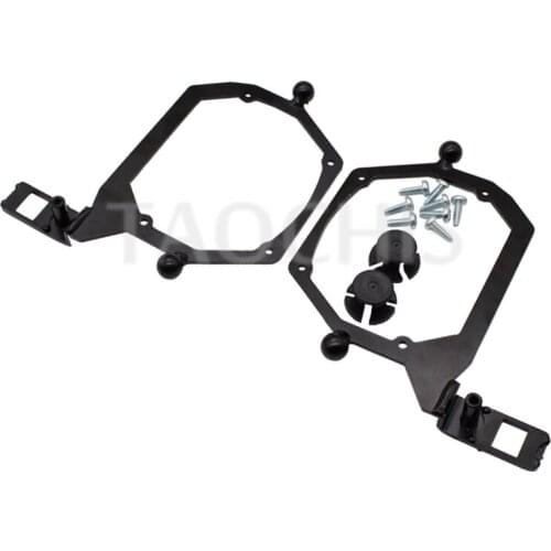 TAOCHIS Car Styling Frame Adapter Module Set DIY Bracket Holder For Audi A4L 2009-2016 Head Light No AFS