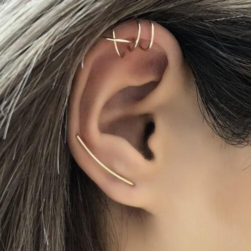 YWZIXLN Fashion Bohemian Gold Color Geometric Earring Mascot Ornaments For Women Accessories Wholesale E0190