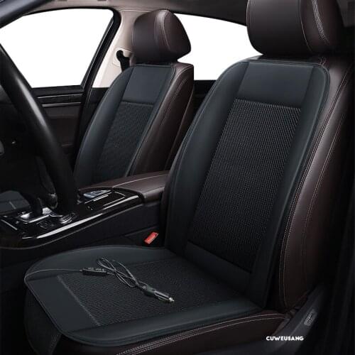 CUWEUSANG 12V Seat ventilation 1pc car seat cover for Toyota all model LAND CRUISER Venza Corolla CHR Camry PRADO RAV4 YARiS