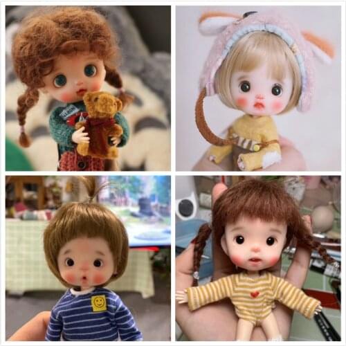 OB11 doll head customization 1/8 BJD dolls OB doll head DIY polymer clay 2020314